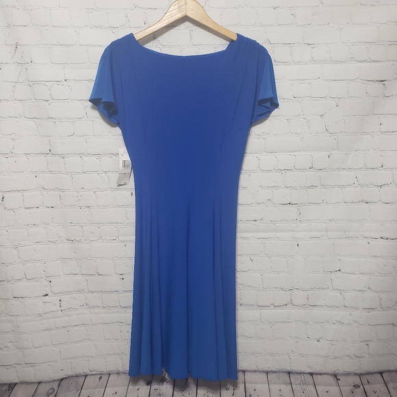 Jones New York NWT Sz 6 Cerulean Blue Dress - Picture 15 of 15